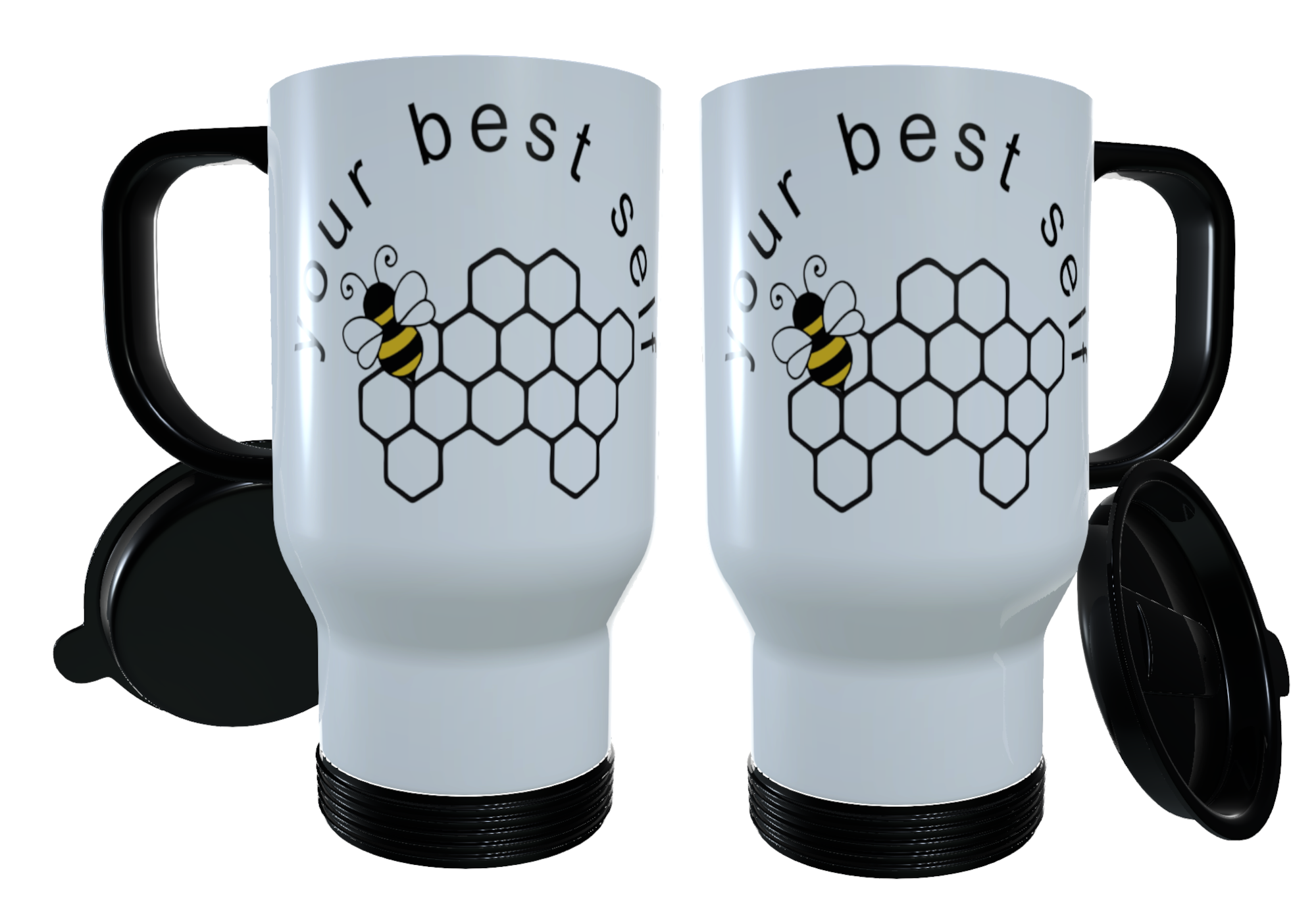 Bee Travel Mug - Bee Your Best Self